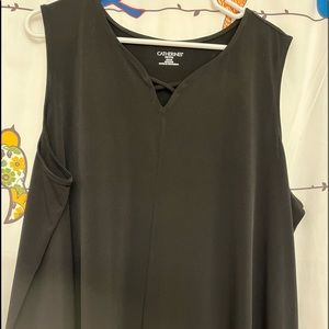 Black Tank/Tunic - 2X PETITE  Catherines brand